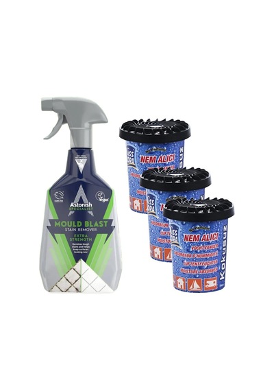 Astonish Küf Temizleyici 750 Ml + 200 G Nem Alıcı 3 Adet 10'lu Set