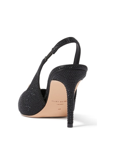 Kurt Geiger Belgravia Yüksek Topuklu Slingback Ayakkabılar Siyah