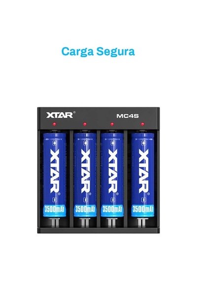 Xtar 18650 Akıllı Şarj Cihazı Xtat Mc4s Usb C 16340 Lityum İyon Bataryalar Ve Nı-cd İçin Aynı Zamanda 18650 Bataryalar İçin