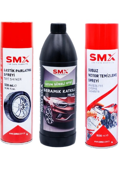 Susuz Motor Temizleme Spreyi / Seramik Cila / Hızlı Cila / Pratik Cila / Lastik Parlatıcı / Tam