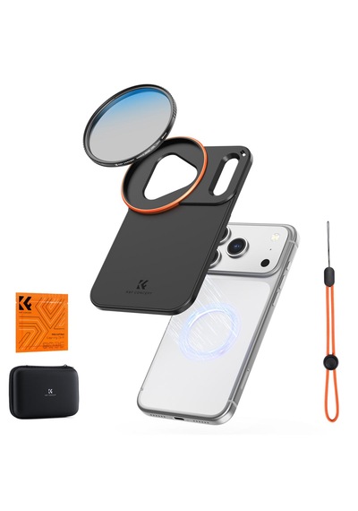 K&f Concept Apple iPhone  Uyumlu  17 Pro Max İçin Cpl Filtre + Manyetik Filtre Montaj Adaptörü