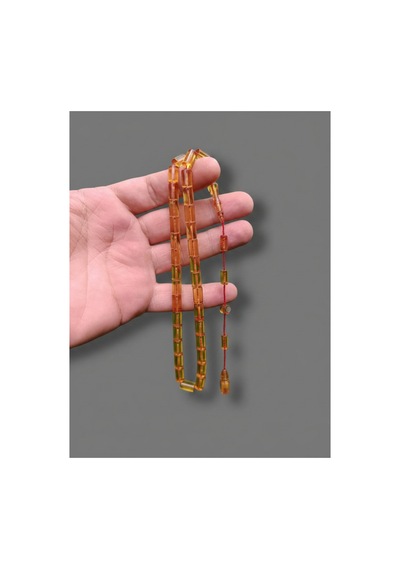 Ateş Kehribar Tesbih Sıralı Sistem Püskül Hediyelik Sarı - 868504745 Sarı - 868504745 Sarı