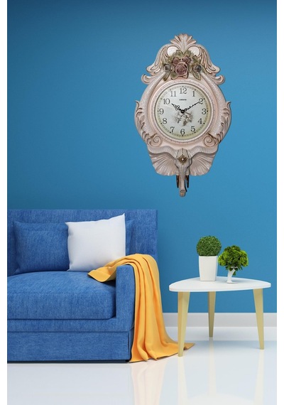 Duvar Saati Fil Temalı Büyük Polyester Saat Ack No.2 40 X 67 Cm çok Renkli