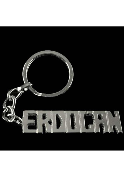Erdoğan İsimli Anahtarlık Gümüş
