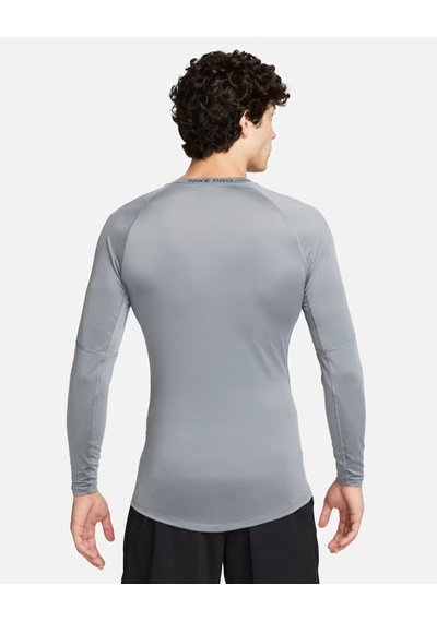 Nike Pro Dri-fıt Sıkı Kesimli Uzun Kollu Erkek Tişört - Gri Fb7919-084