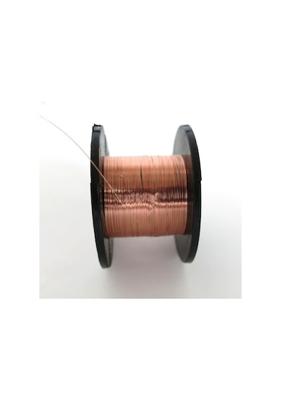 Bakır Yol Çekme Teli Emaye Kaplı Ince Köprü Tel 0.10Mm/15Mt