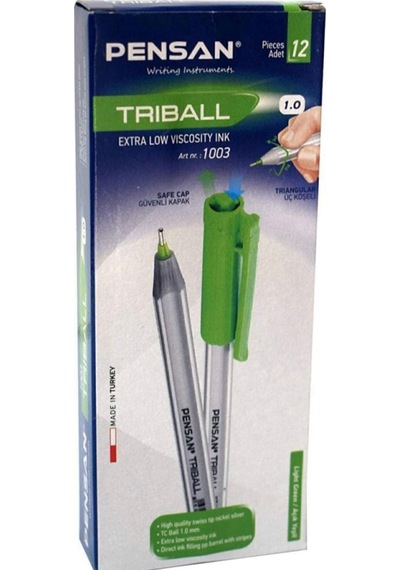 Triball Tükenmez Kalem Violet 1.0 Mm 1003 - 12 Adet Yeşil