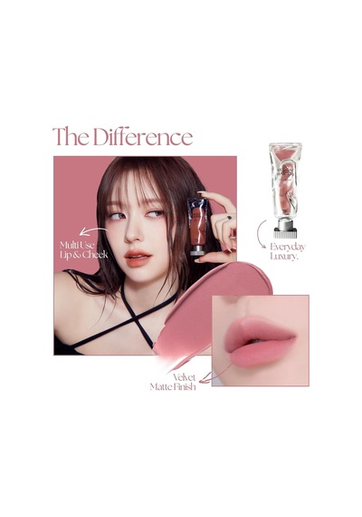 Gül Özlü, Kadife Bitiş Sunan, Nemlendirici Ve Kalıcı Tint Objet Liquid 025 Whisper