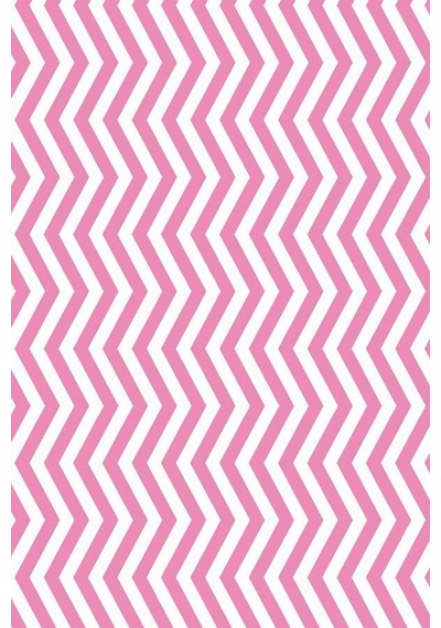 Pembe Zigzag Desenli Dokuma Leke Tutmaz Masa Örtüsü Mso303n11