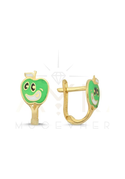 Kayra Mücevher Altın Çocuk Küpesi Çk05