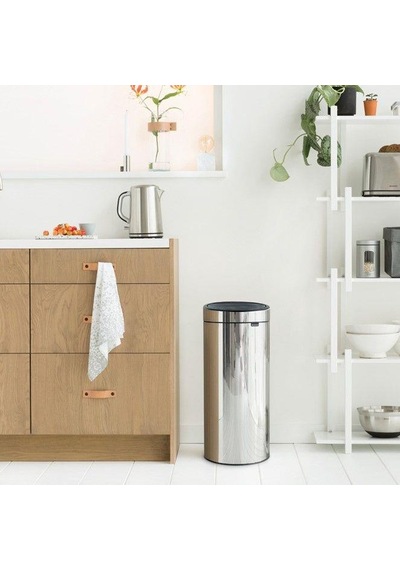 Brabantia Çöp Kutusu 30 Litre Touch Bın New Dokunmatik Parlak Çel