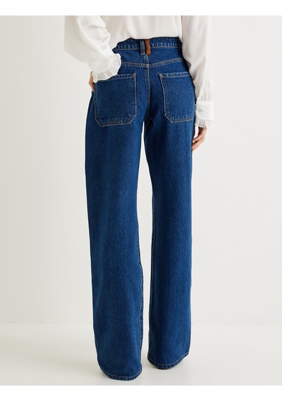 Koton Kot Pantolon Düz Paça Süet Görünümlü Normal Bel Düğmeli - Straight Fit Jeans Koyu İndigo 5wal40212md Dark Indigo İndigo Koton Kot Pantolon Düz Paça Süet Görünümlü Normal Bel Düğmeli - Straight Fit Jeans Koyu İndigo 5wal40212md Dark Indigo İndigo