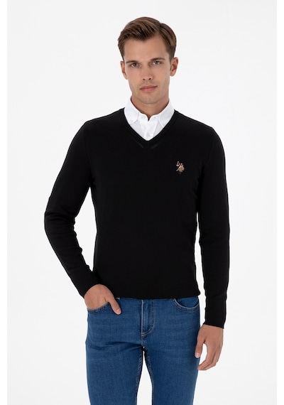 U.S. Polo Assn. Erkek Siyah Basic Kazak 50307778-VR046