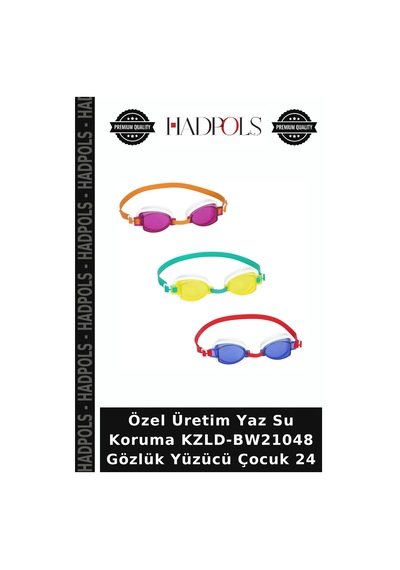 Özel Üretim Yaz Su Koruma Kzld-bw21048 Gözlük Yüzücü Çocuk 24 Çok Renkli