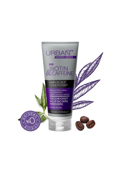 4 Adet Urban Care Expert Biotin & Caffein 200ml Saç Kremi