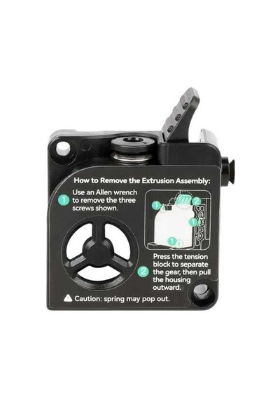 Creality K2 Plus Extruder Ön Kapak -