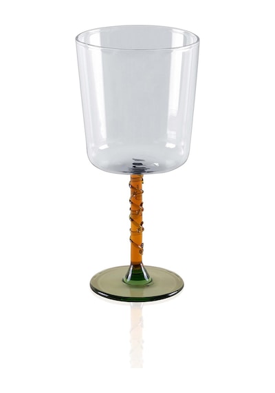 The Mia Line Şarap Kadehi Sarı 300 Ml Şeffaf