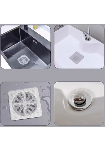 20 Adet Banyo Duş Gider Süzgeci Gider Kapagı Gider Saç Tüy Kıl Toplayıcı Gider Koruma Filesi Belirti Diğer