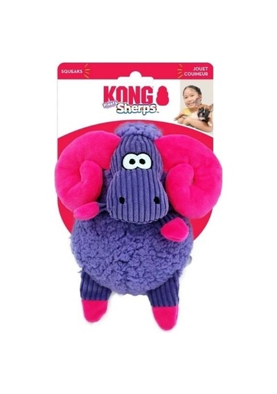Kong Sherps Sevimli Hipopotam Şeklinde Peluş Köpek Oyuncağı M