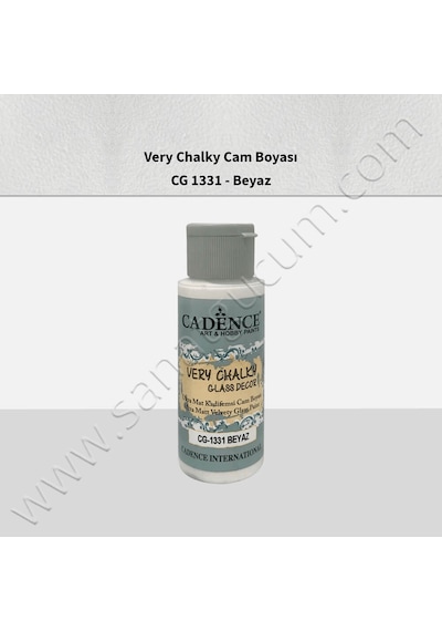 Cadence Very Chalky Cam Boyası Cg1331 Beyaz