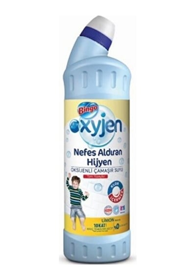 Bingo 2'li Bingo Çamaşır Suyu Oxygen 750ml. Limon Kokulu Emh Diğer