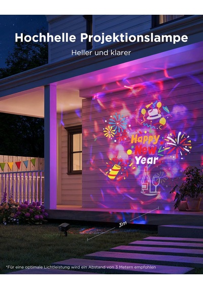 Govee Led Dış Mekan Kar Tanesi Projektörü, 20 Gobolu Rgbw Su Dalgası Projektörü, Ip67 Su Geçirmez Projeksiyon Lambası, Festivaller İçin 58 Sahne Modu, Alexa, Matter, Google Assistant İle Çalışır Siyah Govee Led Dış Mekan Kar Tanesi Projektörü, 20 Gobolu Rgbw Su Dalgası Projektörü, Ip67 Su Geçirmez Projeksiyon Lambası, Festivaller İçin 58 Sahne Modu, Alexa, Matter, Google Assistant İle Çalışır Siyah