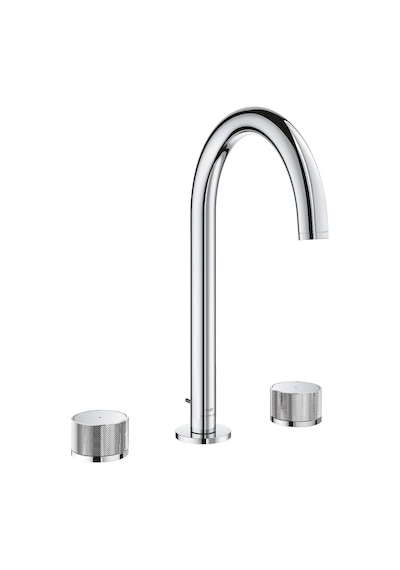 Grohe Atrio Private Collection 3 Delikli Lavabo Bataryası L-Boyut - 20595000 Gümüş