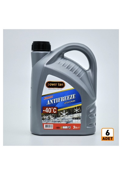 Kırmızı Antifriz -40 C 3 Litre 6 Adet
