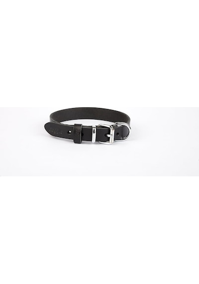 Deri El Yapımı Köpek Boyun Tasması 1,5x20-26 Cm Siyah - Elm-300422 Çok Renkli