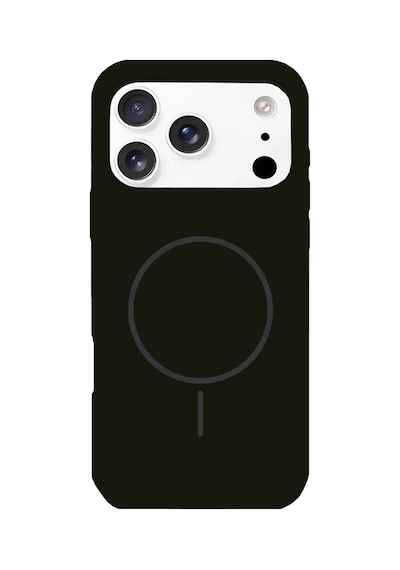 Bikapak Magsense Apple Uyumlu iPhone 17 Pro Siyah Kapak Siyah