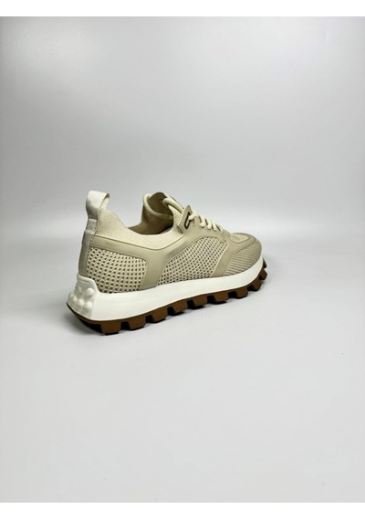 Daytex Triko Tekstil Saya Ultra Hafif Erkek Sneaker Spor Ayakkabı Bej