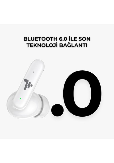 S160 Anc Kablosuz Bluetooth Kulaklık Beyaz