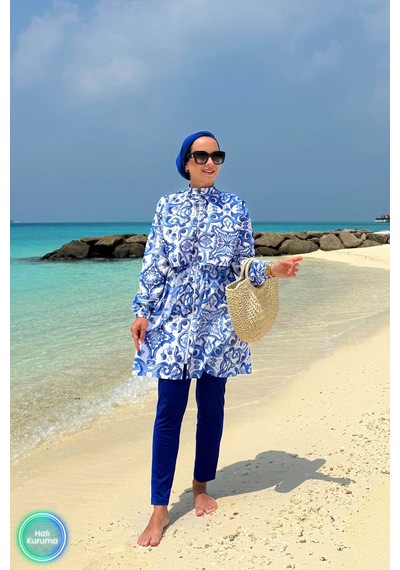 Kahijab Sea Tesettür Mayo Mavi
