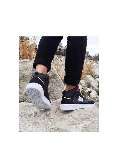 Dunlop 2238 Siyah-kırmızı, Fuspetli Ortapedik Boğazlı