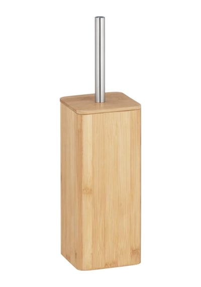 Tr Bambu Tuvalet Fırçası Tutucu, Metal, Ahşap, 37,5 X 11 X 11 Genel