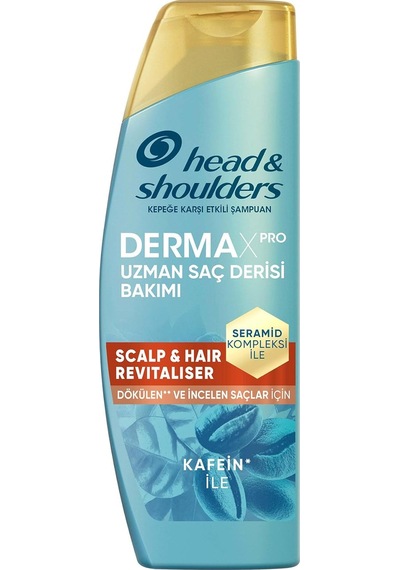 Dermaxpro Scalp &amp Hair Revitaliser Dökülme Ve Kepek Karşıtı Şampuan Kafein Ve Seramid İle 300ml