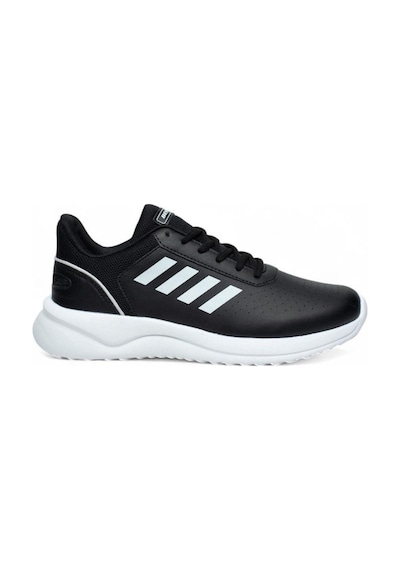 Best Of B100-26 Deri Anatomik Sneaker Siyah Beyaz 36-40 Siyah