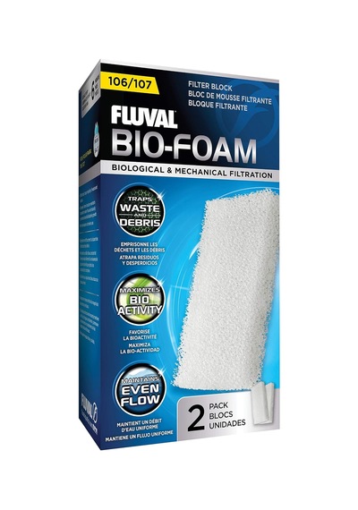 106/107 Biyo-köpük, Yedek Akvaryum Filtre Ortamı, 2'li Paket, A220