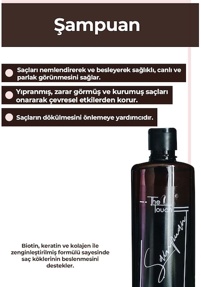 The Touch By Seda Altın Onarım Şampuanı 350 ML