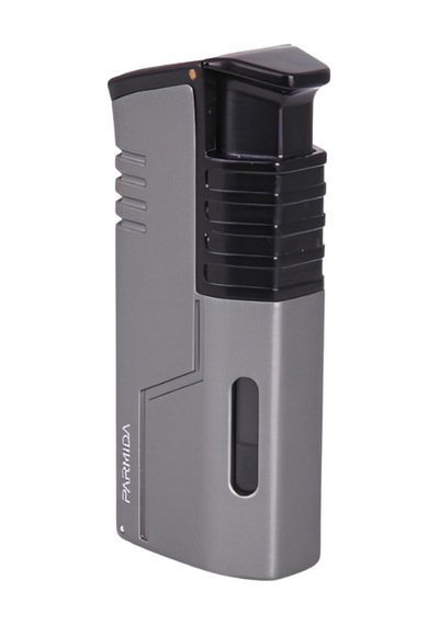 Parmida 3 Torch Pürmüz Gunmetal-siyah Metal Puro Çakmağı - Tr8353