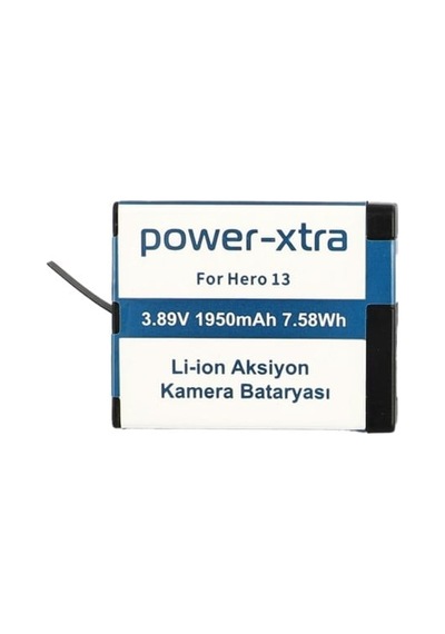 Power-xtra - Hero 13 - 3.89v 1950 Mah Li-ion Aksiyon Kamera Bataryası