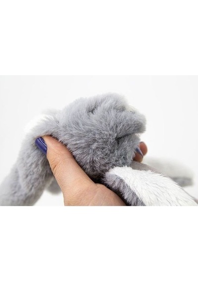 Babyjem Tutmalı Peluş Mini Tavşan 842 Gri