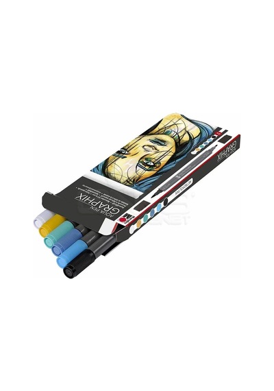 Marabu Graphix Aqua Pen 6lı Set Metropolitan