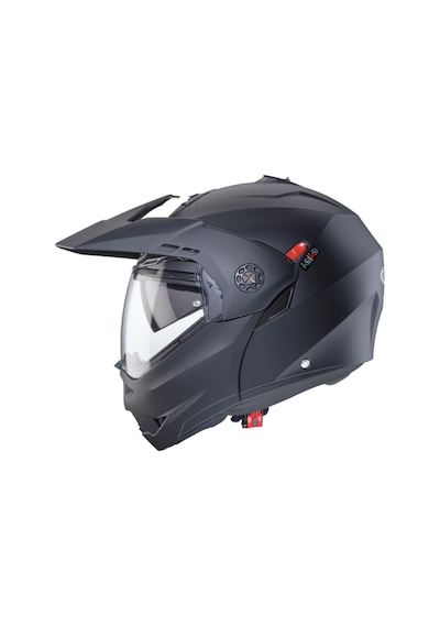 Motosiklet Kaskı Çene Açılır Enduro Tourmax Matt-siyah Kask Çok Renkli