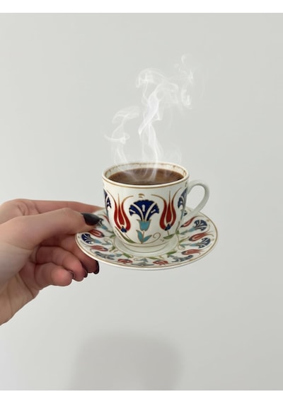 French Press Hediyeli 6 Kişilik Kahve Fincanı Seti + Espresso & Filtre Kahve Sevgililer Günü Özel Diğer