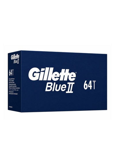 Gillette Blue Iı Tek Kullanımlık Tıraş Bıçağı 64 Adet Avantaj Paketi, 2 Bıçaklı Erkek Tıraş Bıçağı