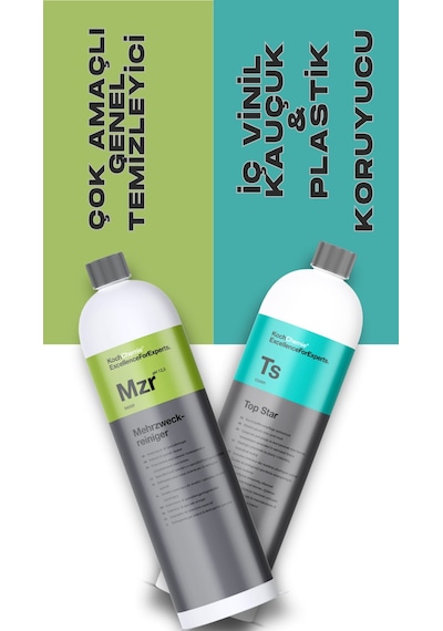 Koch Chemie İç Temizlik Ve Bakım Seti Mzr + Ts 1 Litre