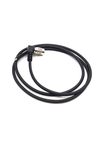 Sound Device 644 633/ Zoom F4 F8 İçin 1m Dik Açılı Hirose 4 Pin Erkek Güç Kablosu