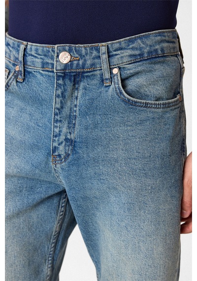 Back And Bond Açık Lacivert Denim Pantolon Çok Renkli