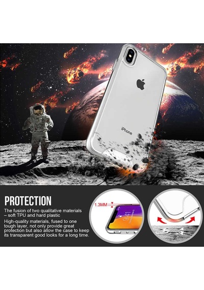 Apple Uyumlu iPhone XS Max 6.5 Kilif Seffaf Sararmaz Gard Silikon 391287773